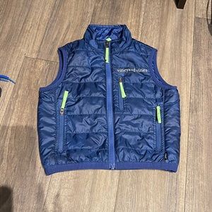 Navy Blue Vineyard Vines Puffer Vest - 3T